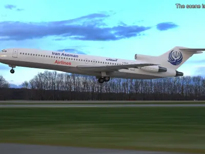  Boeing 727 Iran Aseman Airlines 