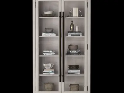 Bookcase 20th Century 3D model