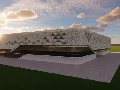 Modern City Block -A29 3D model