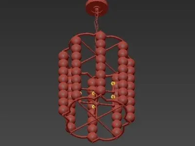 Octofoil Chandelier 3D model