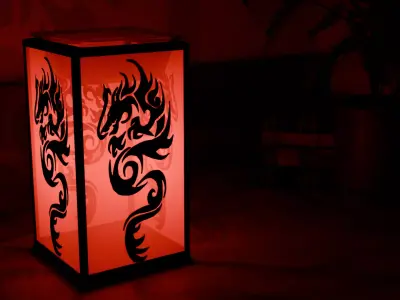 Dragons Wax Warmer Low-poly 3D model
