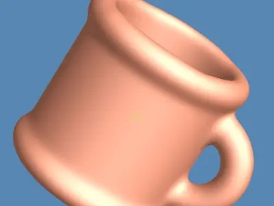 cupdsfsf coffee mug Free 3D model
