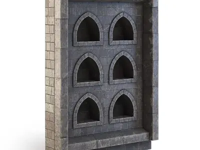 Dungeon Wall 3D model buy