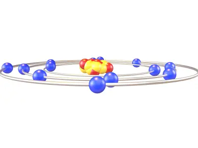 Aluminium Chemical Element v1 001 Low-poly 3D model