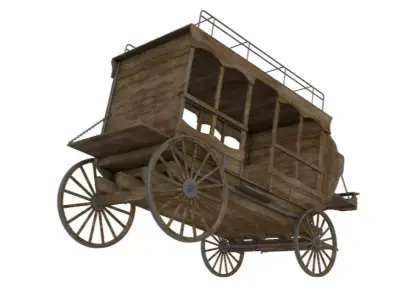 Pumpkin Carriage 3D model