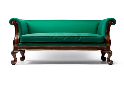 Elegant Emerald Sofa model pack Low-poly 3D model purchase