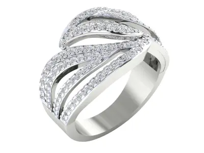 Women Ring Render 3dm STL MTL SLC JCD OBJ FBX Details 3D print model 35