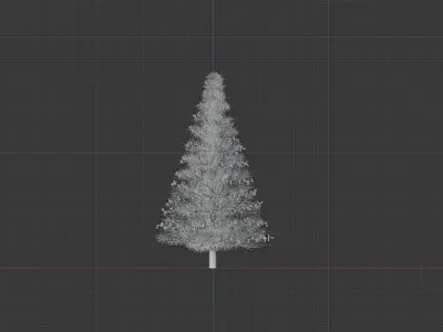 Christmas Tree  Low-poly 3D model