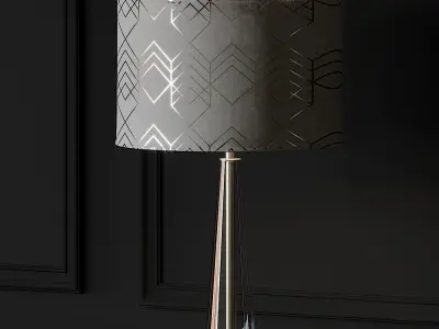 Geo Shade Modern Table Lamp 3D model