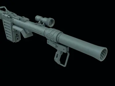 Heavy Weapon Set for Perfect Grade Unleashed Gundam RX-78-2 3D print model