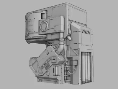 Sci-Fi element 3 3D model