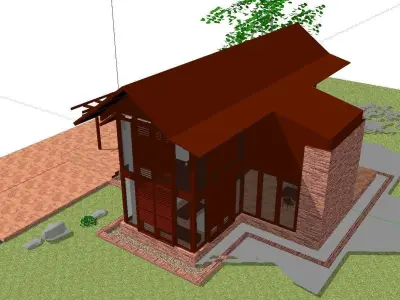 Creative Design-Holiday Cabin-0148 3D model