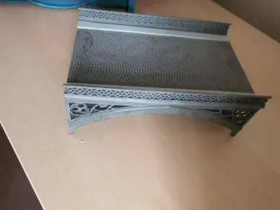 Pre supported Historical Road Bridge for H0 Scale 3D print model
