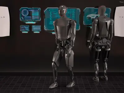  Next Gen Humanoid Robot Black 