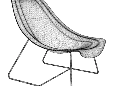 Oyster Light Armchair by i4Marini 3D model