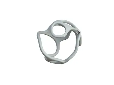 SciFi Cube Object No 22587 Low Poly Shape Texture