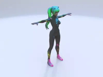 Sci-Fi Rebel 3D model