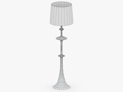 1363 - Table Lamp Low-poly 3D model