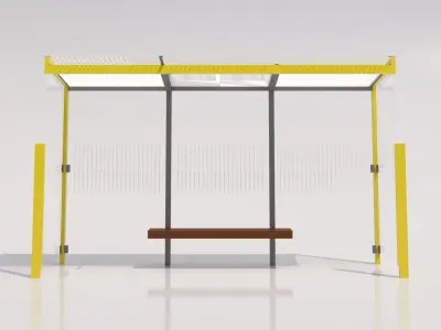 MMCite 310a Bus Shelter 3D model