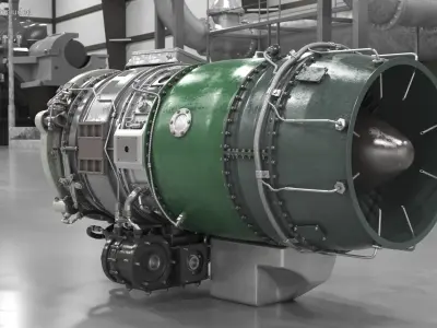  Jet Engine Turbine J85 