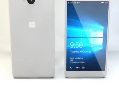 Microsoft Lumia 650 Low-poly 3D model