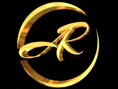 AR Logo 3D Design 3D model