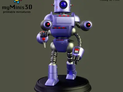 Champion 2 of the Invader Robots Warband 3D print model