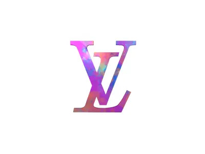 Louis Vuitton Logo v2 008 Free low-poly 3D model