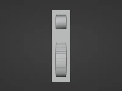 Dollar Sign  Logo customized Text with studio lighting 3D model Free 3D model