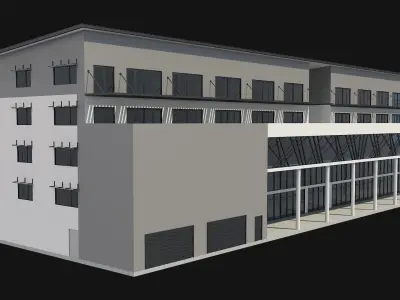 Building 6 3D model