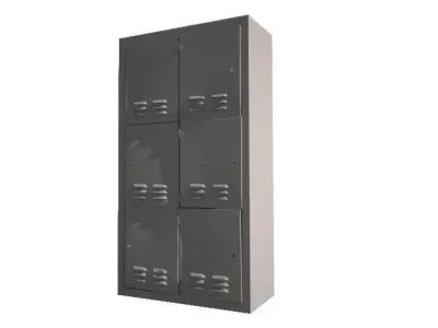 Vintage Locker 3D model