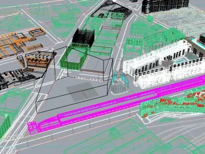 Los Angeles Art District 3D model