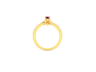 Women Ring  Render 3dm STL OBJ FBX Details 3D print model 220