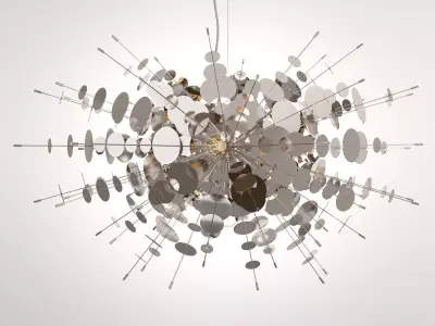 Confetti Chandelier 3D model