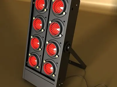 Moving Head LED Stage Light 03 3D model