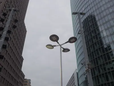 Street Light 15 version 9 5m with pole 2 Low-poly 3D model