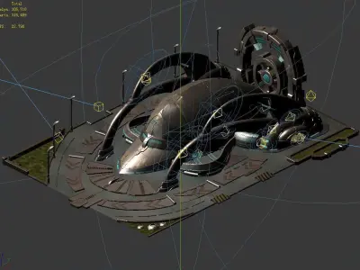 Future-tactical training ground 3D model