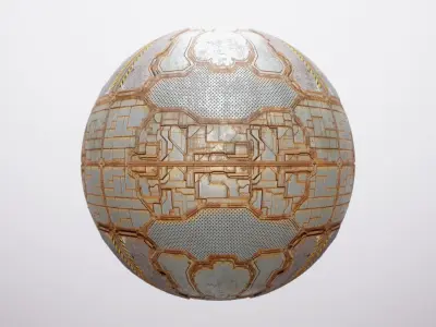 PBR Sci-Fi Spaceship Texture 12 Low-poly 3D model