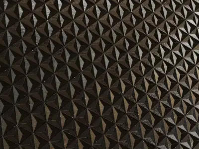Geometric Triangle Wood Mosaic PBR Seamless Texture