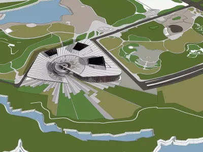 Shanghai Opera House 3D model