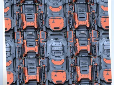 Sci-FI Seamless Texture Texture