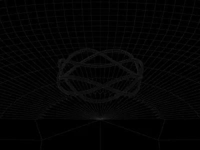 RING---Three Braids Low-poly 3D model