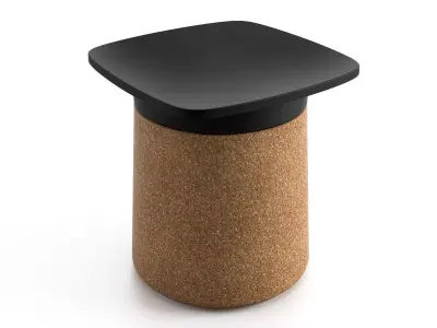 Degree cork side table 3D model