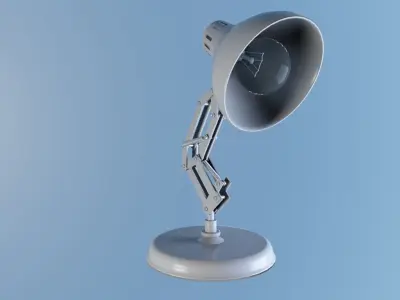 Desk Lamp Low-poly 3D model