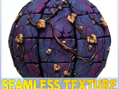  Stylized Wall Seamless Texture Texture 15
