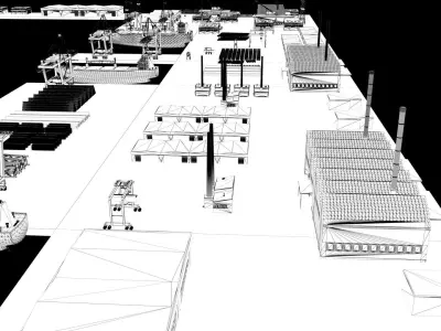 Fabrication Yard 3D model