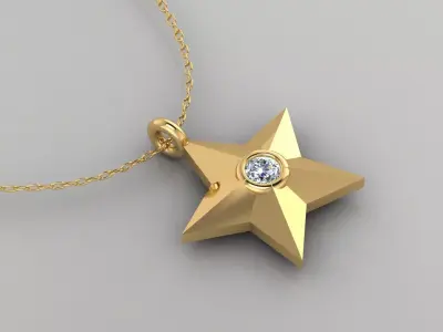  Pendant P063 3D Print Model 3D print model