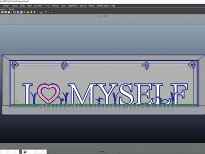 STATUE-LOVE MYSELF 3D model