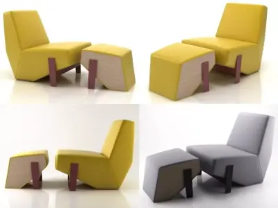 Silver Lake Chair 3D model