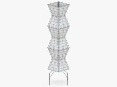 1451 - Floor Lamp Low-poly 3D model